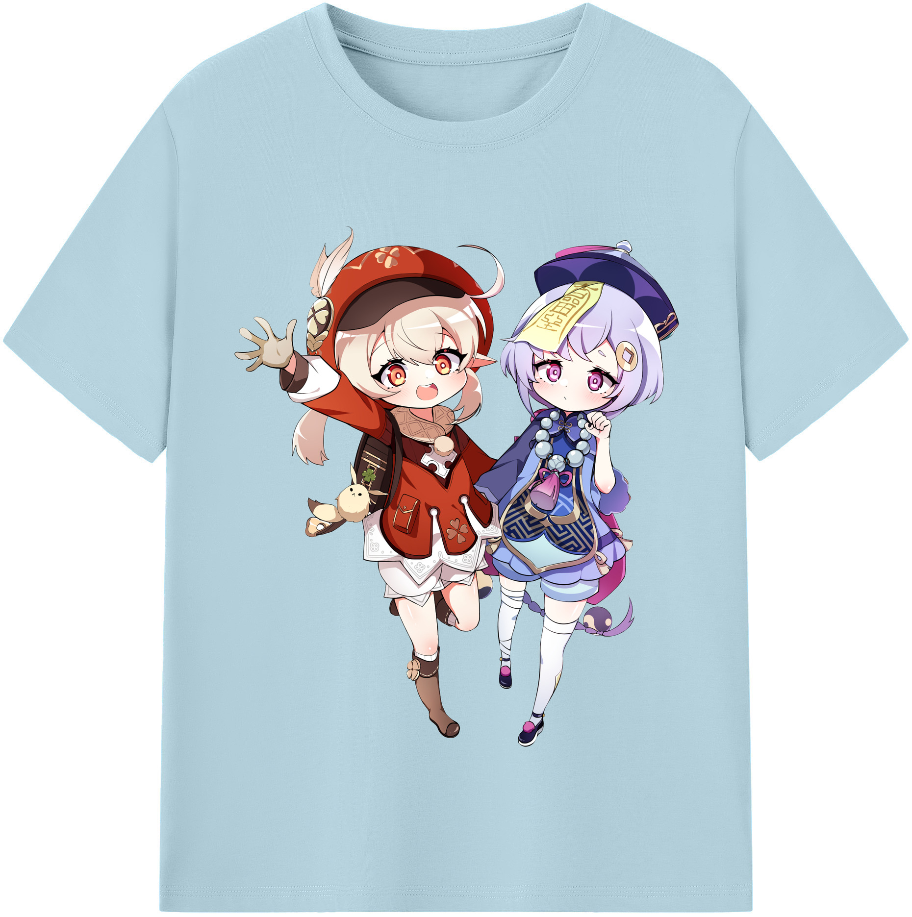げんし神 七七 なな  genshin Nana 綿100％半袖Tシャツ（フロントプリント）